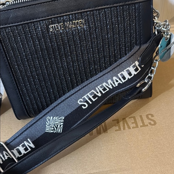 Steve Madden BGREER Woven 2-Strap Crossbody - Picture 6 of 6